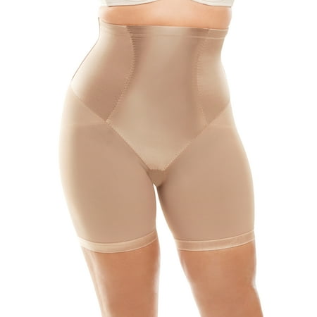 

Secret Solutions Women s Plus Size Power Shaper Firm Control Long Leg Shaper Body Shaper