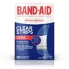 Band-Aid Brand, Comfort-Flex Clear Strips Adhesive Bandages, 30 Count