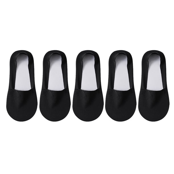 pares de calcetines náuticos de verano de estilo fino, calcetines invisibles de silicona antideslizantes, calcetines cortos de boca baja para mujer