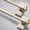 Champaign Gold, variant on 2 Pack Magnetic Curtain Rods Adjustable 9-16 inch Nickel Finish, Multi-Use Window Curtain Rods Set