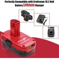 thumbnail image 4 of Ohyes Bat 19.2V 3000mAh Power Tool Battery With User Manual, for Craftsman 19.2V Battery, 4 Count, 4 of 5