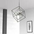 thumbnail image 3 of Luminaire suspendu Dainolite KAP-278P-PC-MB en chrome poli, 3 of 3