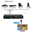 thumbnail image 2 of QJUHUNG 4K HDMI Multi-viewer 4x1 HDMI Quad Multi-Viewer Seamless Switcher 4 in 1 Out with Loop for PC, 2 of 10
