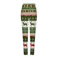 thumbnail image 3 of Christmas Leggings for Women Elastic High Waist Festive Print Tight Pants Workout Yoga Pants Holiday Leggings, 3 of 5