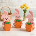 thumbnail image 6 of Hxlamzoo 10 Pcs Easter Bunny and Carrot Candy Packaging Cards 3D Foldable Box Food Safe Paper for Easter Party Home Decoration, 6 of 6