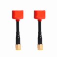thumbnail image 1 of 2 uds-Foxeer-Lollipop-5-8G-2-3Dbi-RHCP-FPV-Antena-SMA-para-FPV-Racing-RC (rojo), 1 of 6