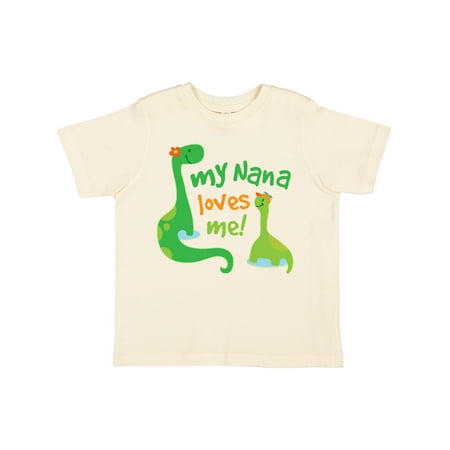 

Inktastic My Nana Loves Me Grandson Gift Toddler Boy Girl T-Shirt