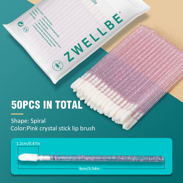 500/50 Uds extensión de pestañas desechable ceja cepillo largo aplicador de varita de máscara Spoolers pestañas cepillos cosméticos herramienta de maquillaje Tan Jianjun unisex