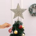 thumbnail image 4 of Christmas Tree Topper Lighted Star For Christmas Decor(30cm,gold), 4 of 5