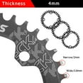 thumbnail image 4 of DECKAS 40-52T Round Mountain Bike Chainring for 8/9/10/11/12 Speed Narrow Wide Chain Ring, 4 of 7