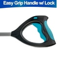 thumbnail image 3 of 2pc Reaching Grabber Pick Up Tool With LED Light - 32 inch - Light Weight Aluminum Design - Reaching Aid - Articulating Rubber Head - Rubber Grip - Reaching Aid Pick Up Tool, 3 of 6