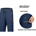 thumbnail image 4 of Little Donkey Andy Men's Ultra-Stretch Quick Dry 3/4 Pants Capri Shorts Drawstring Lightweight Hiking Travel Casual Vallarta Blue XL, 4 of 7