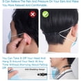 thumbnail image 5 of Lot de 6 Sangles pour Masque, Sangles d'Extension de Masque et Boucles d'Oreilles, 5 of 5
