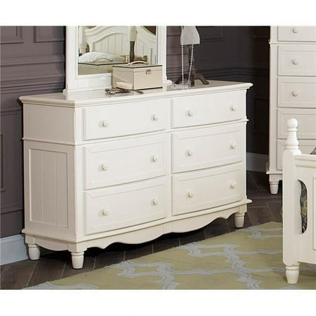 34 x 18 x 54 in. Clementine Dresser - White
