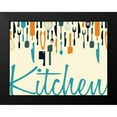 thumbnail image 2 of Grey, Jace 14x12 Black Modern Framed Museum Art Print Titled - Kitchen Dinning C, 2 of 5