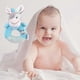 thumbnail image 3 of Soft Plush Newborn Hand Bell Baby Child Toy Rattle Sound Cartoon Animal Pet Gift(Blue Burro), 3 of 4