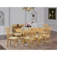 thumbnail image 2 of East West Furniture Vancouver 9-piece Wood Kitchen Set in Oak, 2 of 6