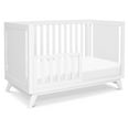 thumbnail image 4 of DaVinci Otto Pine Wood 3-in-1 Convertible Crib in White, 4 of 5