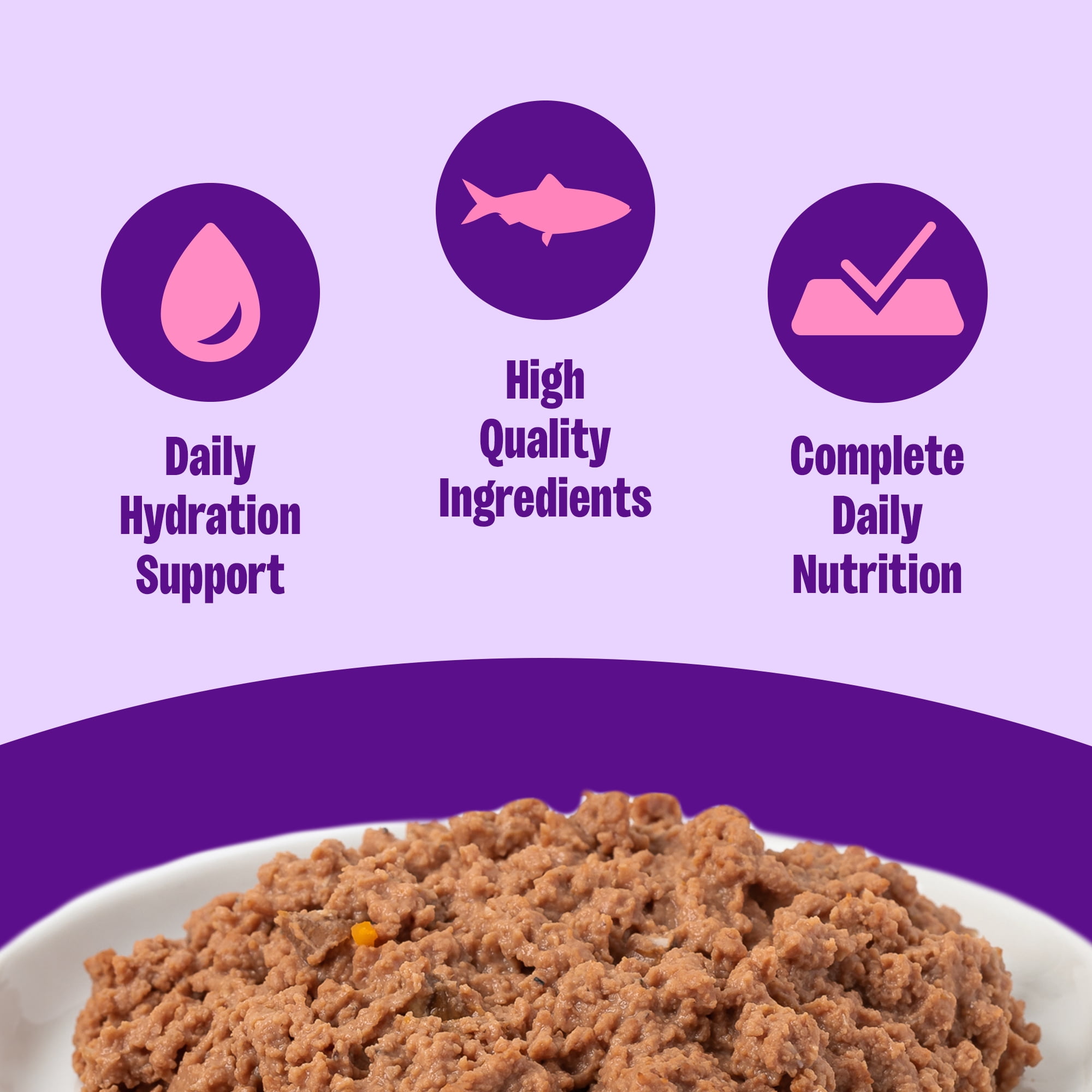 Wellness Complete Health Pate Kitten Canned Wet Cat Food, Natural, Protein Rich, Grain Free, Whitefish and Tuna Entrée Recipe, 3 oz, Pack of 24 Cans