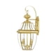 thumbnail image 3 of Farol de pared exterior Livex Lighting Monterey de latón pulido, 3 of 6