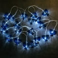 thumbnail image 4 of Six Pointed Star Candlestick Lights String For Judaism Hanukkah Chanukah Passover Shabbat Ornament Decor, 4 of 10