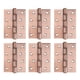 thumbnail image 2 of Bisagras de puerta, 6 piezas Bisagras de puerta Hardware Bisagras de puerta de aleación de zinc Bisagras de puerta para construcción robusta en el hogar, 2 of 14