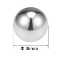 thumbnail image 2 of Unique Bargains Boules de Roulement 35mm, Acier Inoxydable 304 Boule de Précision G100, 2 of 2