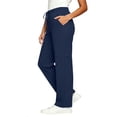 thumbnail image 4 of QIYAGBSA Scrub Pants for Women Soft Stretch Drawstring Elastic Waist Multi Cargo Thigh Pockets Work Uniform Long Shifts Daily Duty Easy Move, 4 of 8