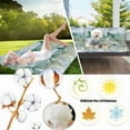 thumbnail image 2 of XXLYY Porch Swing Cushions, Waterproof Swing Replacement Cushions with Backrest and Ties, Garden Bench Seat Cushion, Outdoor Porch Patio Swing Non-Slip Chairs Pad, 2 of 7