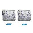 thumbnail image 2 of Quilted Laptop Sleeve for 13-16 Inch Laptops Protective Laptop Case Cover Lightweight Travel & Office Essentials Lavender and Bees, 2 of 8