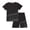 R174-Black, variant on RMGVDSD Boys Summer Outfits Breathable Short Sleeve Tee Shirt And Athletic Shorts Set 2Pcs Baseball Active Outfit Running Casual Wear 12-13 Years