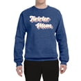 thumbnail image 2 of Wild Bobby Twirler Mom Girl Sports Unisex Crewneck Graphic Sweatshirt, Vintage Heather Blue, Small, 2 of 5