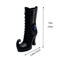 thumbnail image 5 of Clearance! Gothic Witch Boot Vase, 10" Halloween Spooky Flower Vase Plant Pots, 3D Printed Halloween Centerpiece Decorative, for Indoor Outdoor Home Office Decor, 5 of 6