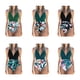 thumbnail image 4 of Greeniant Traje de baño para mujer Traje de baño con relleno Traje de baño Verde + Flor blanca S Type2 NO2, 4 of 6