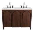 thumbnail image 6 of Modway Appia 48" Double Sink Bathroom Vanity in Walnut White, 6 of 10