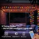 thumbnail image 4 of Luces de cuerda solares ICRGB 20m 200 LED IP67 impermeables con control remoto, 4 of 8