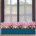 thumbnail image 3 of 10 Bundles Artificial Flowers Fake Daffodils Flowers UV Resistant No Fade Faux Greenery Faux Plastic Lotus for Wedding Garden Hanging Planter Indoor Porch Patio Office Home Decoration Pink, 3 of 7