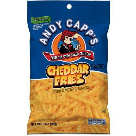Andy Capp's Cheddar Fries Corn and Potato Snacks, 2620049615 (23015954)