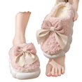thumbnail image 4 of KEVCHE Womens Fuzzy Slippers , Cozy Warm Cushion Anti-Slip Grip , Indoor Outdoor House Slippers, 4 of 5
