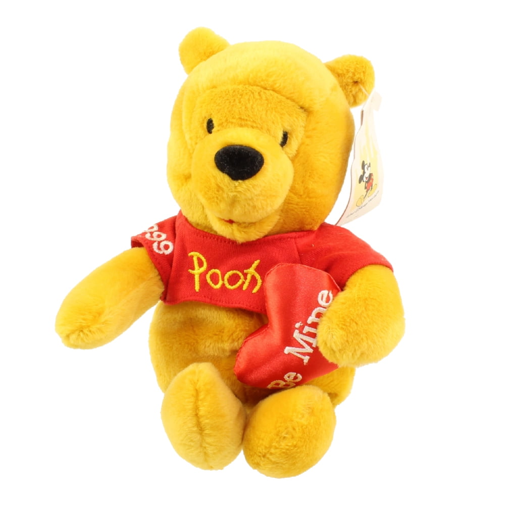 Disney Bean Bag Plush - VALENTINE POOH (Winnie the Pooh) (10 inch) - Walmart.com - Walmart.com