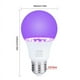thumbnail image 3 of 3 Piezas 10W Ultravioleta UV Bombilla Fluorescente DeteccióN UV LáMpara Negra Luz Azul LáMpara E26 110V 220V para DecoracióN de Fiesta de DJ, 3 of 5