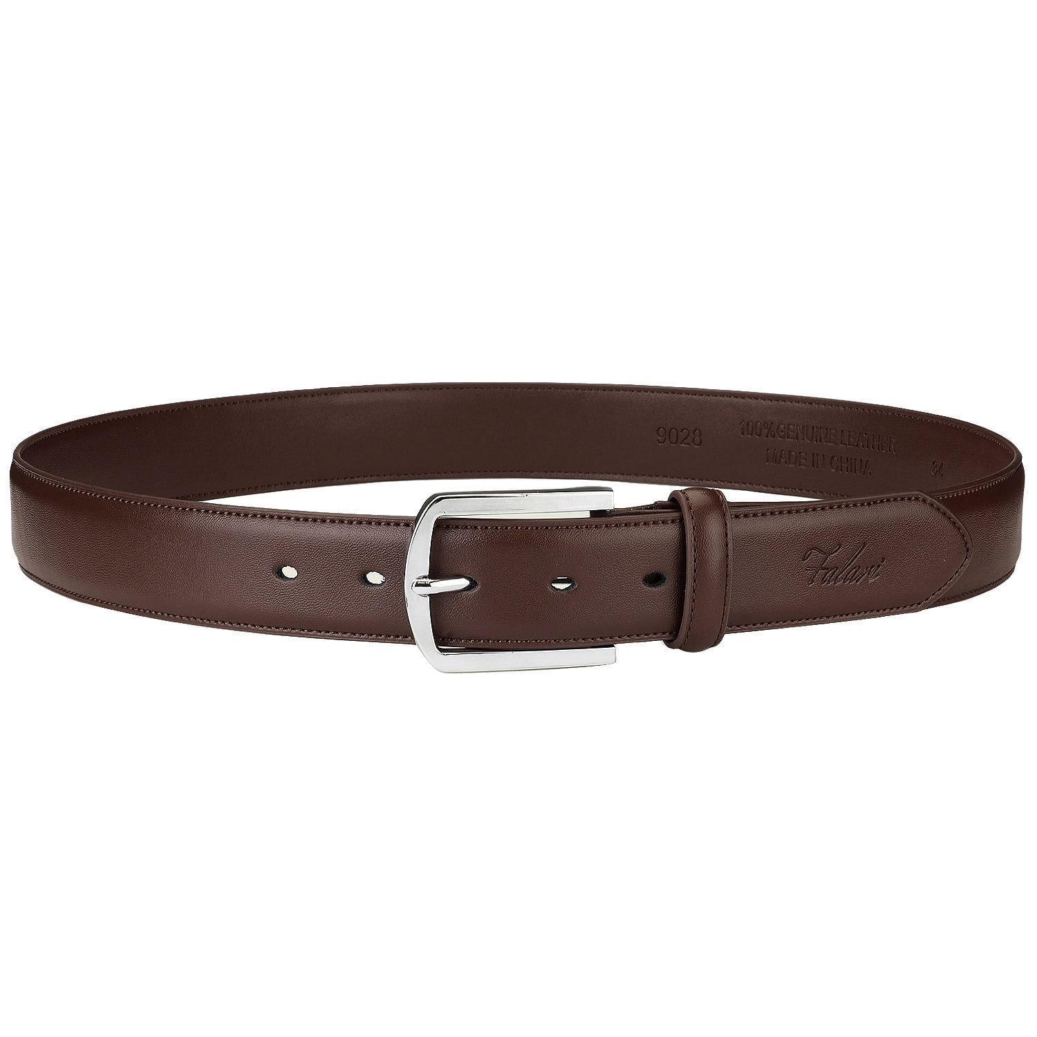 Falari Men Genuine Leather Casual Dress Belt With Single 