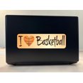 thumbnail image 3 of 10in x 3in I Heart Love Basketball Bumper Sticker Window Decal Stickers Car Decals, 3 of 7