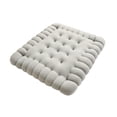 thumbnail image 4 of Cojín con forma de galleta, almohada de meditación, cojín decorativo para asiento, suelo Cuadrado, 4 of 8