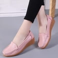 thumbnail image 6 of Miluxas Women's Comfortable Lightweight Leather Penny Loafers Slip-On Cute Business Casual Dress Shoes Work office Flats Everyday Walking Shoes Driving for Women Pink 6.5(38), 6 of 8