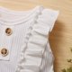 thumbnail image 4 of Vestido de princesa con estampado floral y volantes sin mangas para niñas pequeñas Herrnalise, 4 of 8
