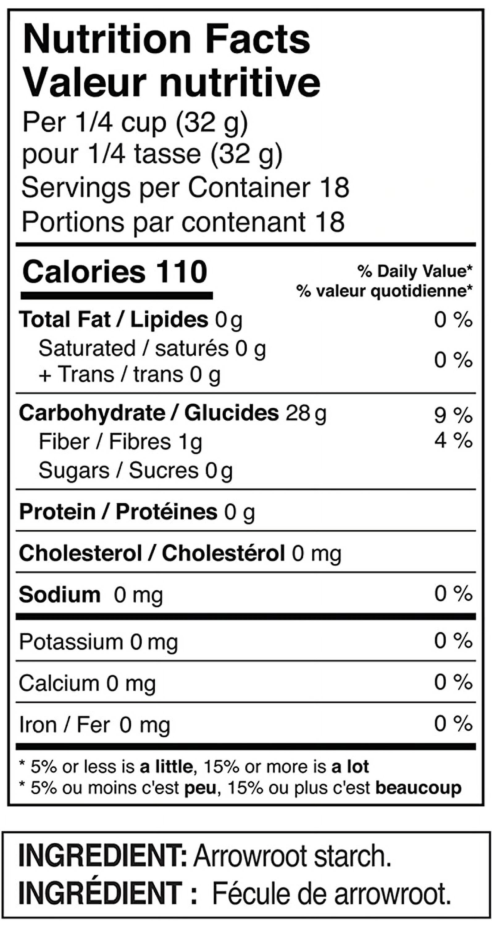 Namaste Foods Starch Arrowroot Case of 6, 18 Oz