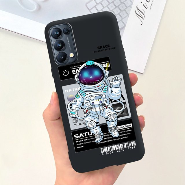 For OPPO Reno5 Pro 5G 4G Reno5 Phone Case Reno 5 5Pro CPH2201 CPH2145 Cute Cat Cartoon Candy Color Soft Silicone TPU Back Cover 35 Reno5 5G