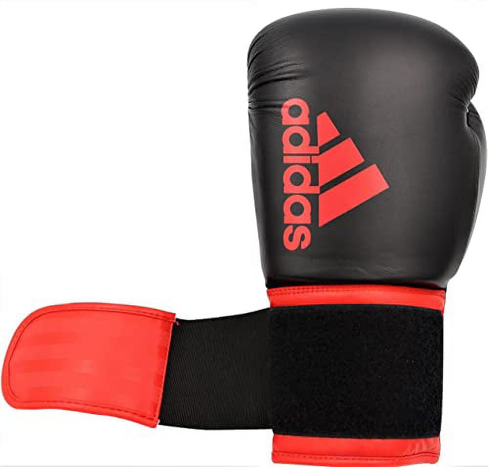 Adidas Boxing and Kickboxing Gloves - Hybrid 100 - for Men and Women - for  Punching, Fitness and Heavy Bags - Black/Red, 12oz