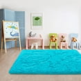 thumbnail image 6 of Noahas Soft Fluffy Area Rug for Living Room Bedroom Shaggy Accent Carpets for Kids Girls Rooms,8'x10',Blue, 6 of 7